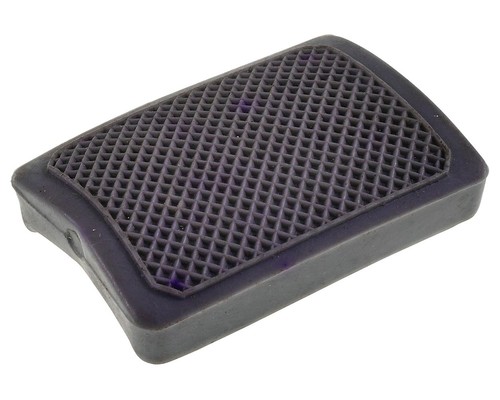Brake pedal rubber grey plain - pedal,