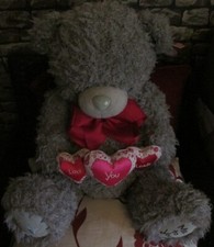 ME 2 U I LOVE U 3 HEARTS BEAR