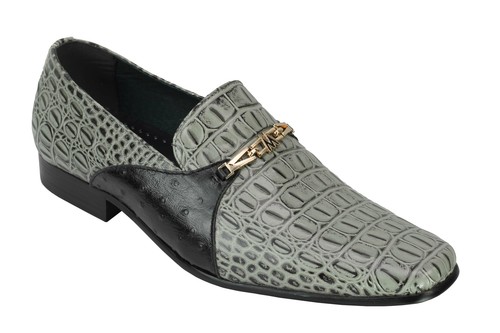 Mens real leather - real, croc