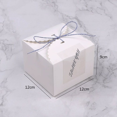 100x white paper boxes - white,