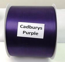 QUALITY SATIN SASH RIBBON 4in 100mm WIDE CHOICE OF 18 BEAUTIFUL COLOURS - NEW 