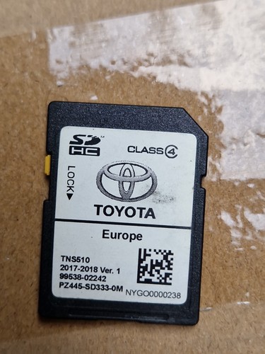 Toyota sat nav card - , navigation