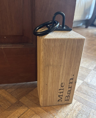 Personalised oak wooden block - personalised,