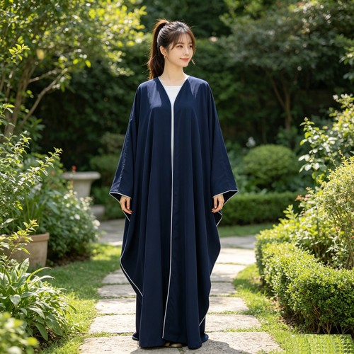 Muslim women maxi dress - dress, open