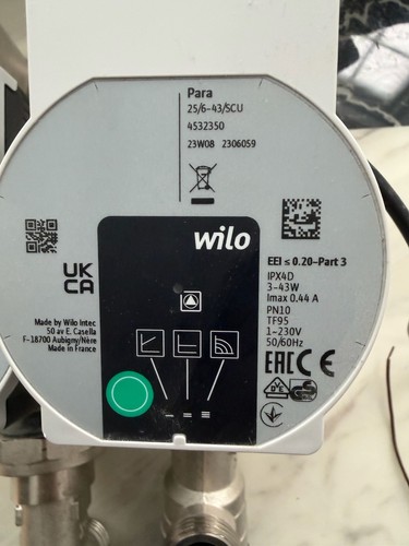Wilo 43scu underfloor - 25/6-43scu,