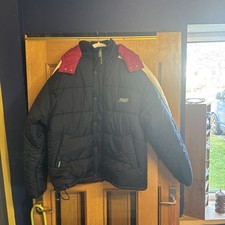 Vintage Kickers Warm Puffer Hooded Padded Coat - Size: XL