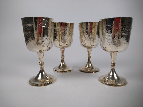 Set epns goblets with - of,