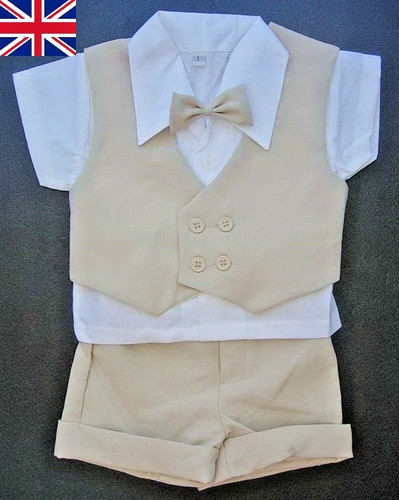 Beige baby boy - boy, shorts