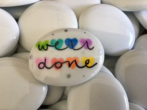 Hand painted exam success - hand,