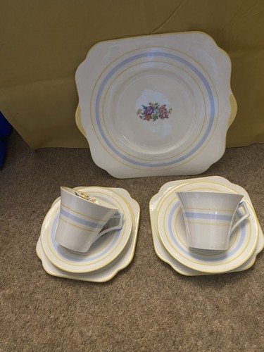 Colclough trios and cake - 2x,