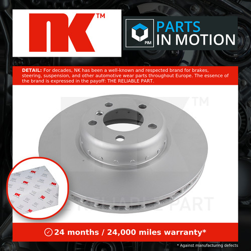 Brake discs pair - brake, vented