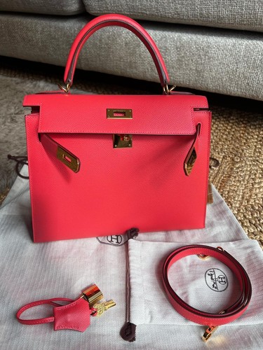 New hermes kelly leather - new,