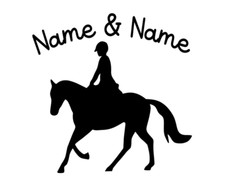 PERSONALISED  HORSE & RIDER