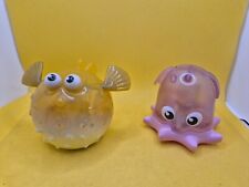 McDonald's Finding Nemo Rare Puffer Fish & Pearl Ocotpus Bundle Of 2