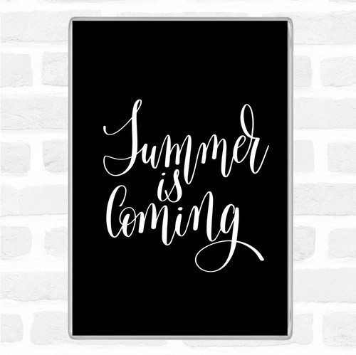 Black white summer coming - black,
