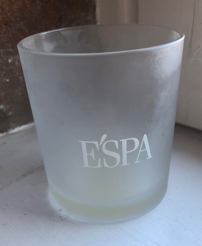 Espa glass candle holder - holder, empty