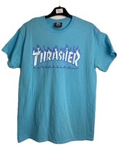 Thrasher Flame Logo Blue