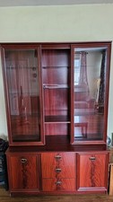 vintage display cabinet-