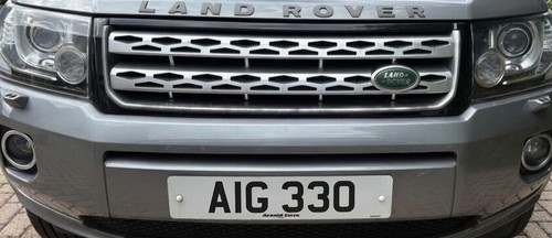 Personalised car registration - car,