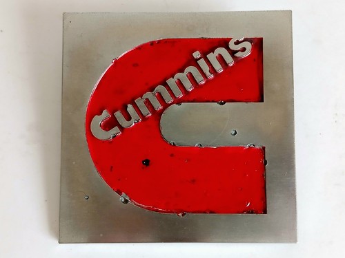 Cummins badge engine - badge.,