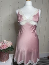 Vintage Reger Pink Satin Lace