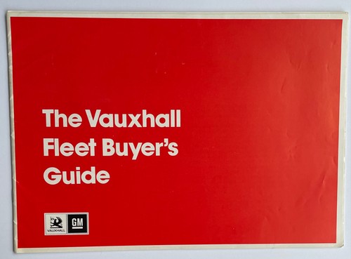 Vauxhall range 1975 fleet - uk,