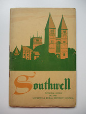 C1960? SOUTHWELL Official Guide NOTTINGHAMSHIRE Minster RURAL DISTRICT Maps RARE