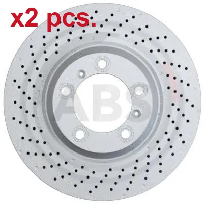 Pcs front brake disc rotos - x2,