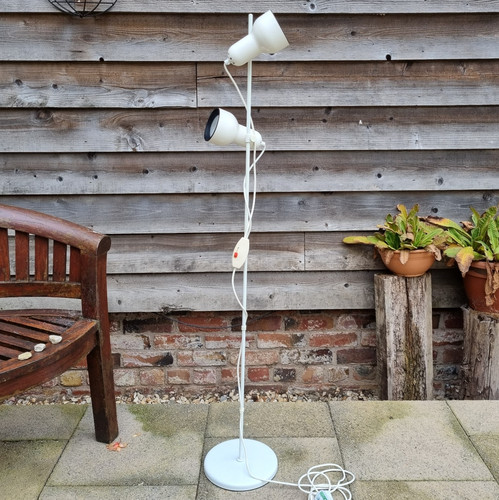 Vintage twin spotlight - spotlight, floor