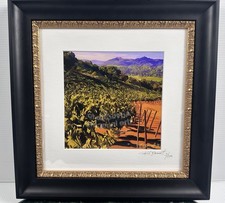 Framed Vineyard Landscape