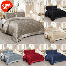 Velvet Quilted Bedspread