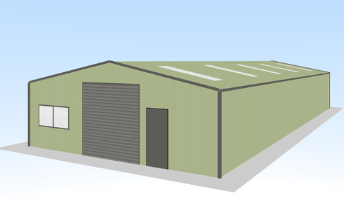 Steel framed buildings - framed,