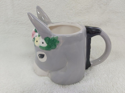 Donkey shaped mug - shaped, 3d