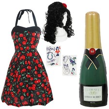 Ladies winehouse costume - ladies,