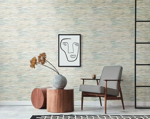 Non woven wallpaper sea - non-woven,