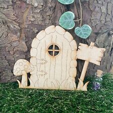 MDF Wooden Fairy Door Craft