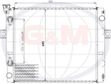 Radiator for forklift truck - for,