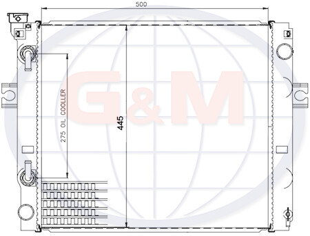 Radiator for forklift truck - for,
