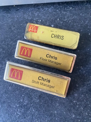 Vintage mcdonald name pin - vintage,