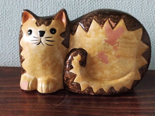 Marmalade ginger cat pottery - marmalade,