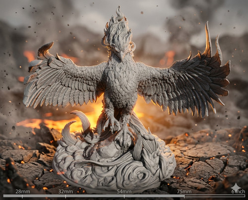 Phoenix miniature 32mm fire - phoenix,
