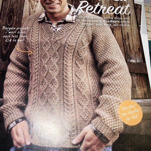 Knitting pattern men aran - knitting, men’s