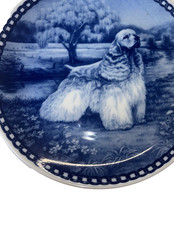 American Cocker Spaniel Plate, Made in Denmark, Designed by Tove Svendsen