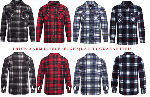 Mens lumberjack sherpa - lumberjack, fur