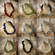 Crystal Gem Bracelets - Semi Precious Stone Crystal Chips Buy 3 get 1 FREE