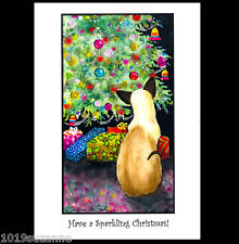 Large Siamese Cat art painting