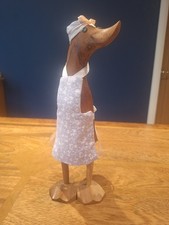 Ornamental wooden duck - duck, with