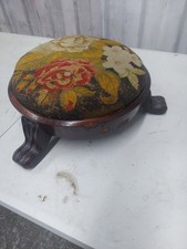 Antique Round Footstool Claw