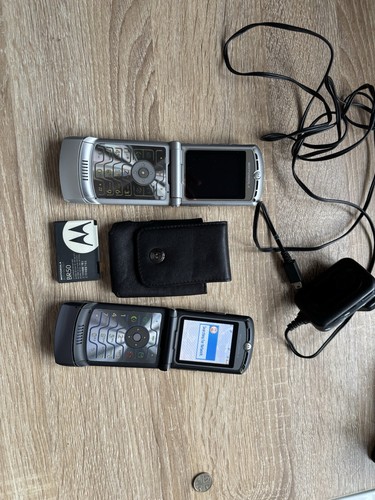 Two motorola razr phones - motorola, both