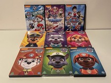 Paw Patrol DVD Bundle x 9 Nickelodeon Region 2 Children's Movies Excellent Cond